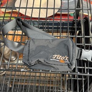 Black Fannypack/Crossbody Bag Tito’s vodka
